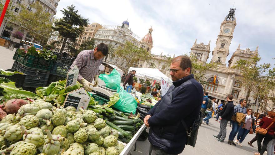 La anterior edición del evento en la plaza del Ayuntamiento.