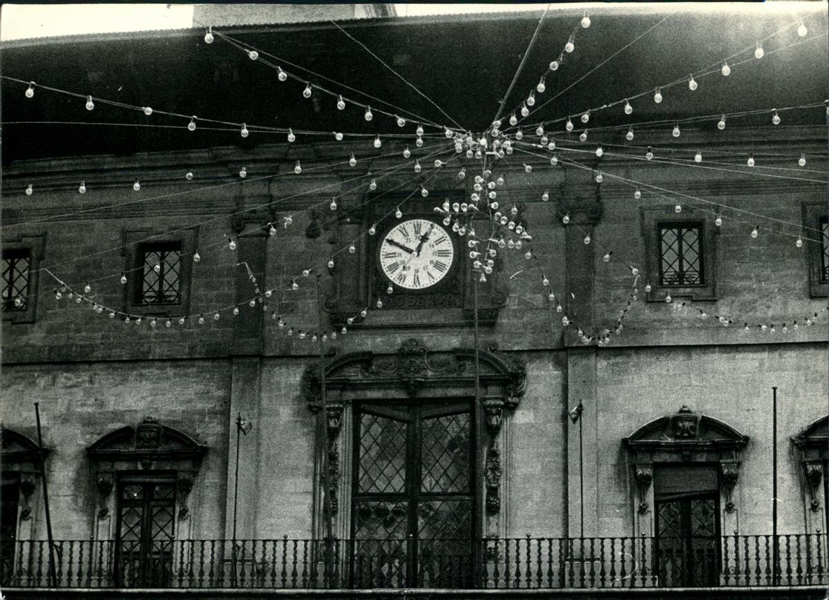 Así eran antes la luces de Navidad de Palma