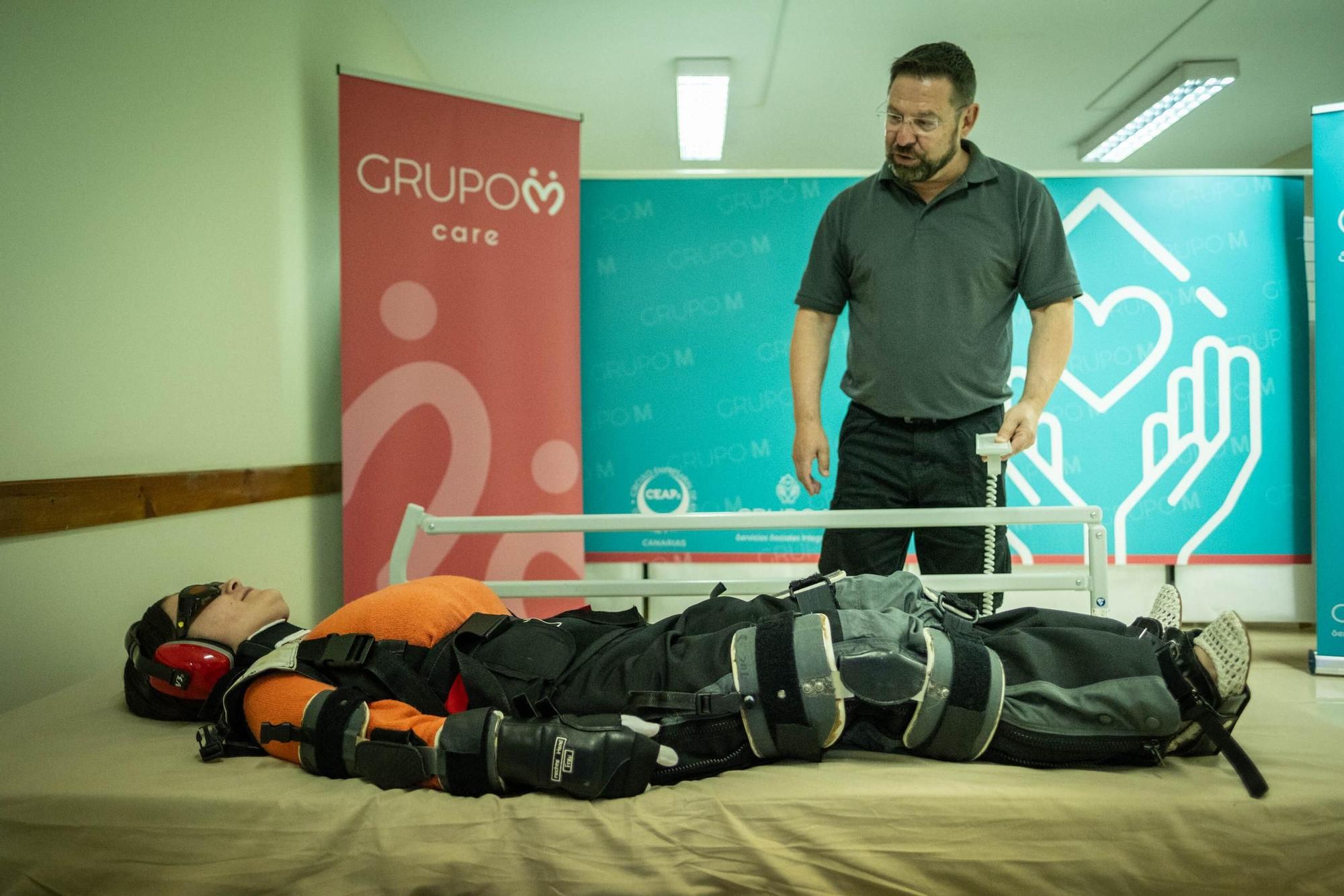 Traje Max, el traje que simula el envejecimiento