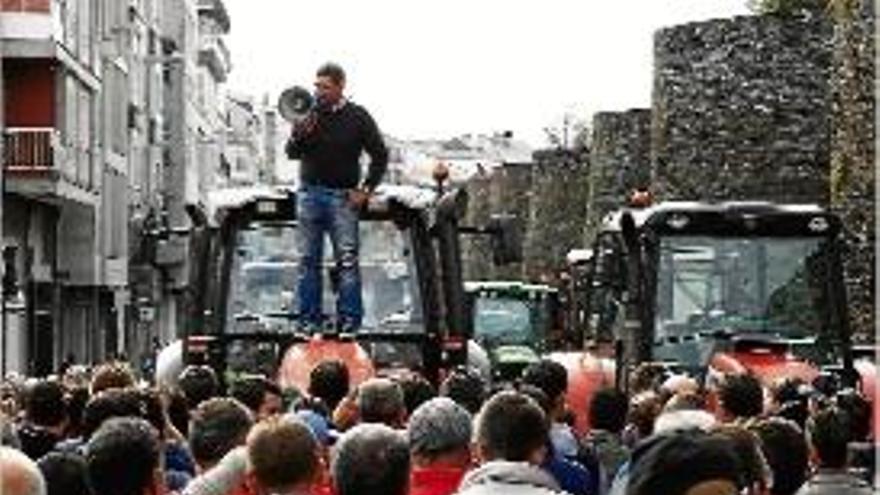 Les protestes agrícoles també han arribat a Lugo.