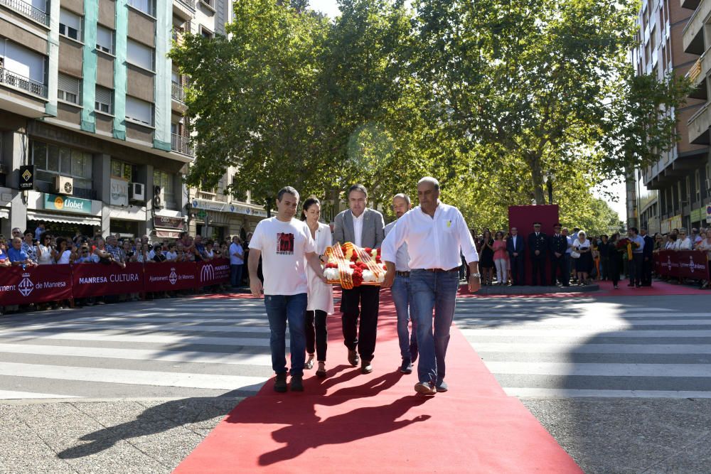 Cinquanta-dues entitats, dues més que l'any passat, participen a Manresa en una Diada «diferent»