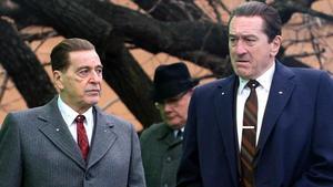 Robert de Niro y Al Pacino en ’El irlandés’.