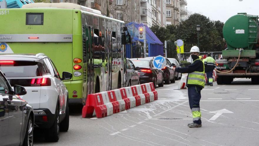 Nuevos cambios de tráfico en el entorno de la Gran Vía de Vigo