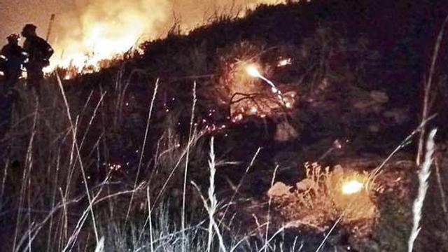 Incendio forestal de Cualedro, en Ourense, el pasado 1 de agosto.
