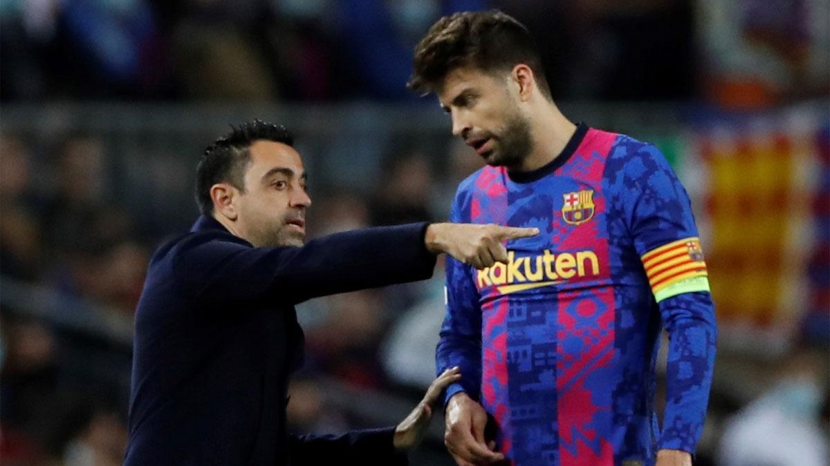 Xavi: "Piqué tiene pequeñas molestias pero está bien"