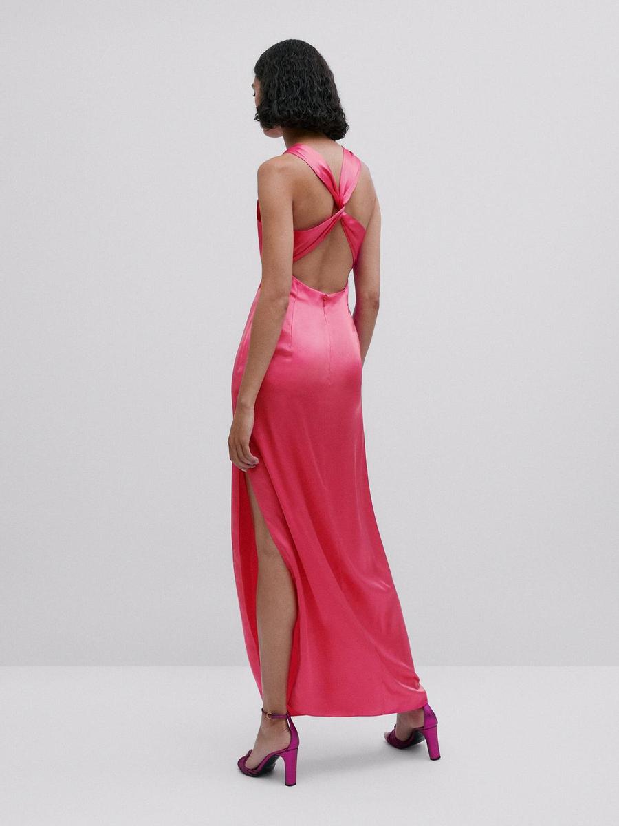 Vestido rosa de Massimo Dutti