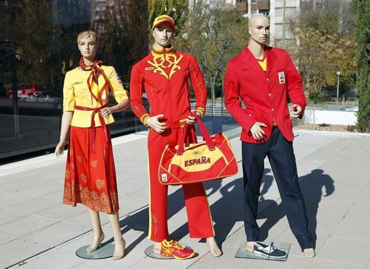 L’equipació oficial de l’equip espanyol per als Jocs de Londres 2012.