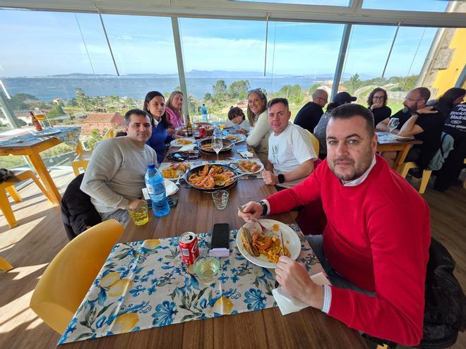 Así se disfruta Arousa tras la tempestad
