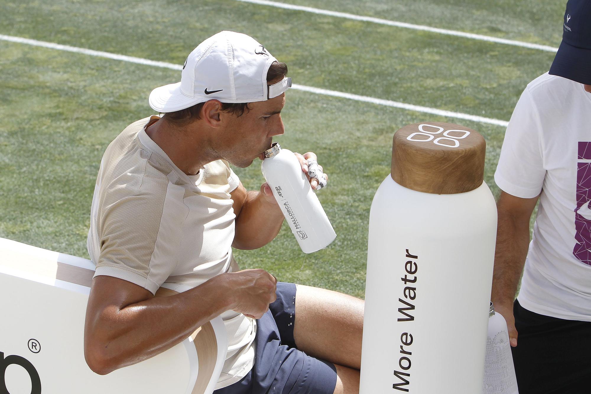 Rafa Nadal viajará el lunes a Wimbledon; así se ha estado preparando