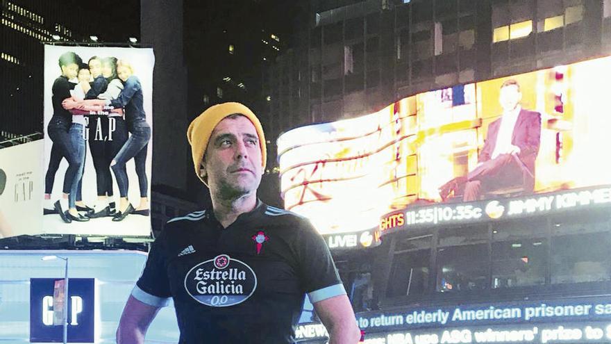 Antonio Hernández Centeno, en un viaje a Nueva York.