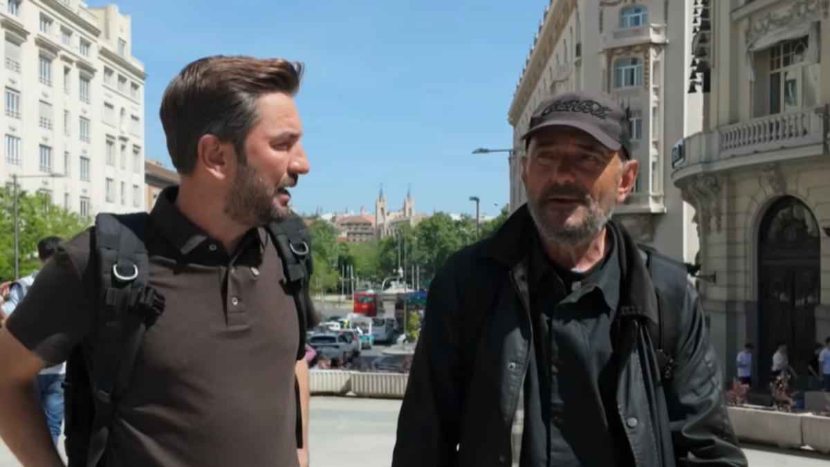 Luis, el hombre que se quedó en la calle a raíz de la pandemia.