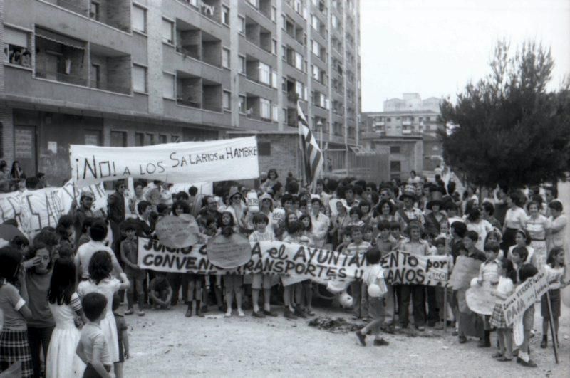 Fotos históricas del barrio Picarral de Zaragoza