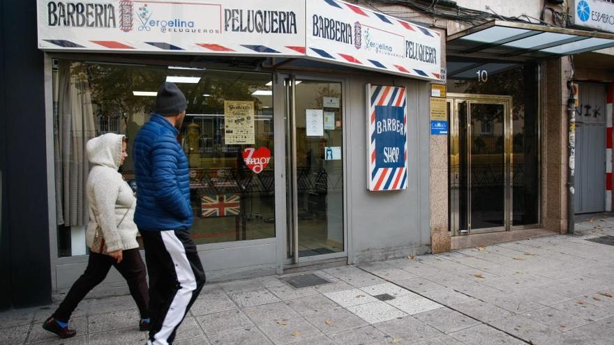 Una de las barberías que colabora en el proyecto.