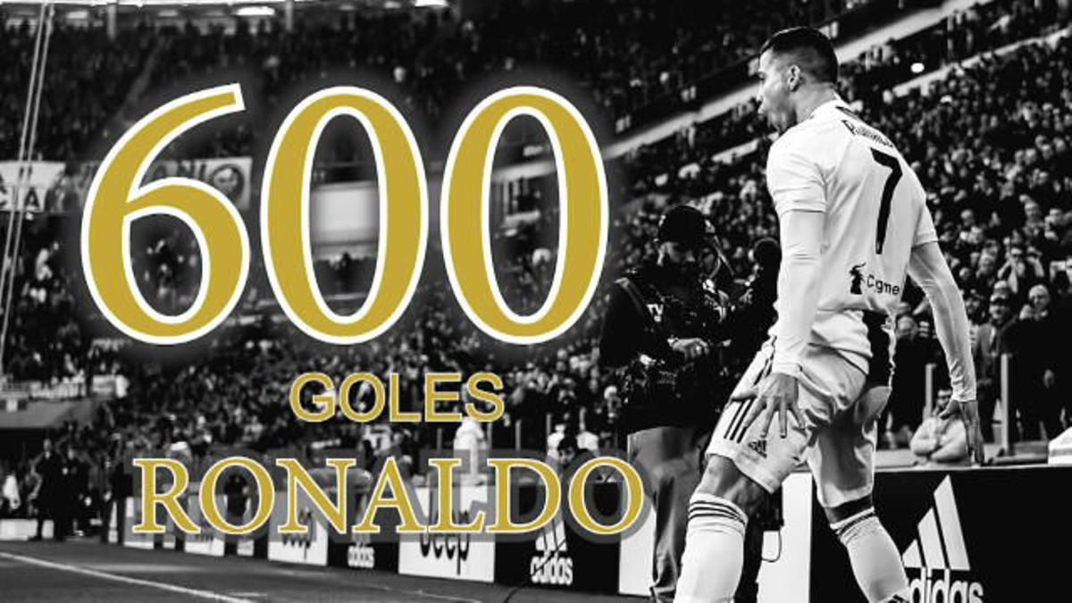 Cristiano Ronaldo alcanza los 600 goles