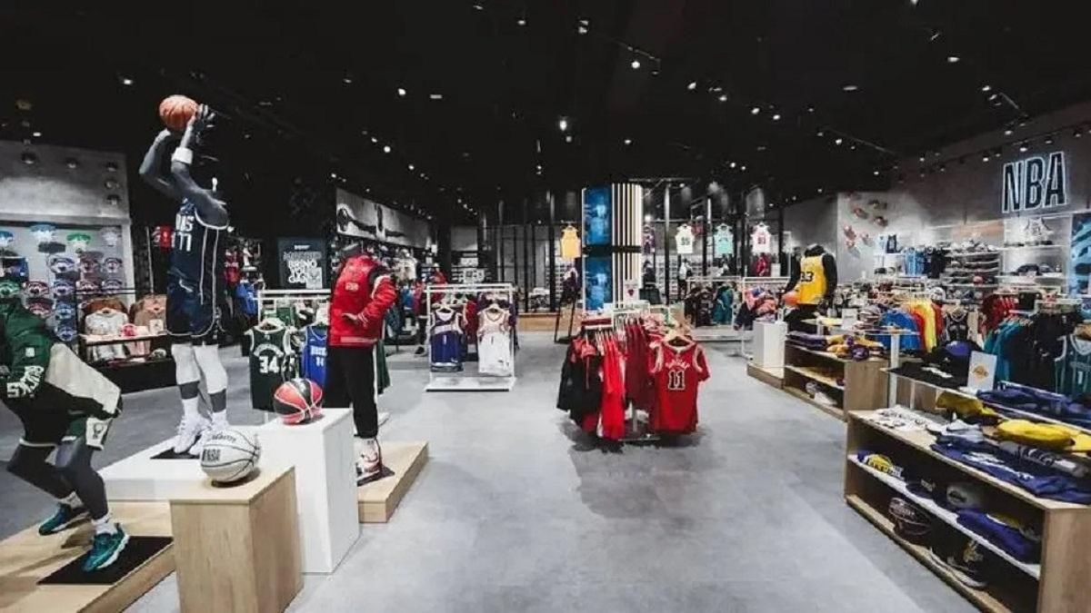 Una de las tiendas de Basketball Emotion en Madrid.