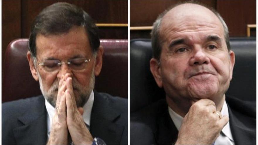 Mariano Rajoy y Manuel Chaves.