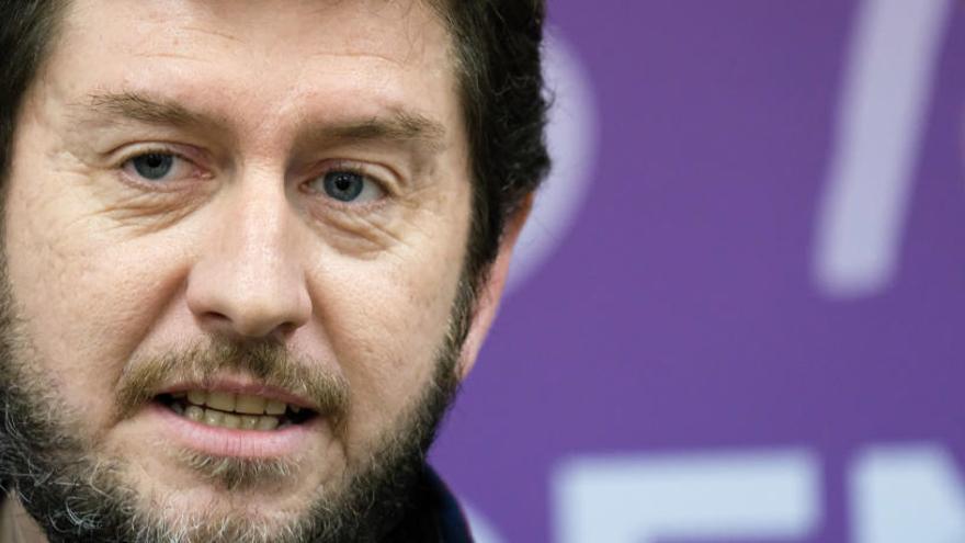 El líder de Podemos en Baleares, Alberto Jarabo.