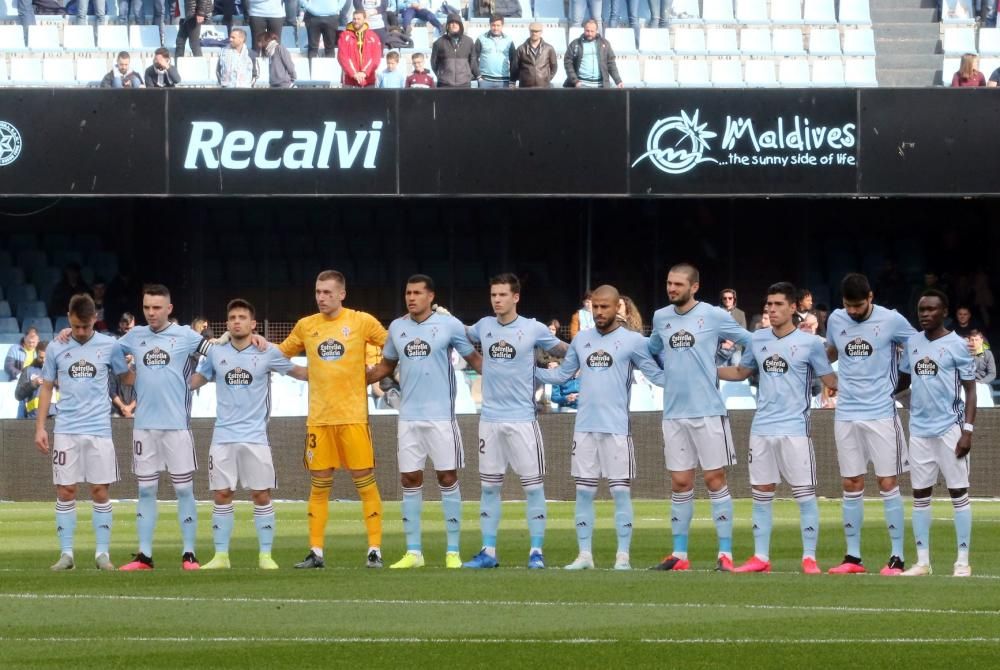 El Celta, negado ante la portería. // Marta G. Brea | Ricardo Grobas