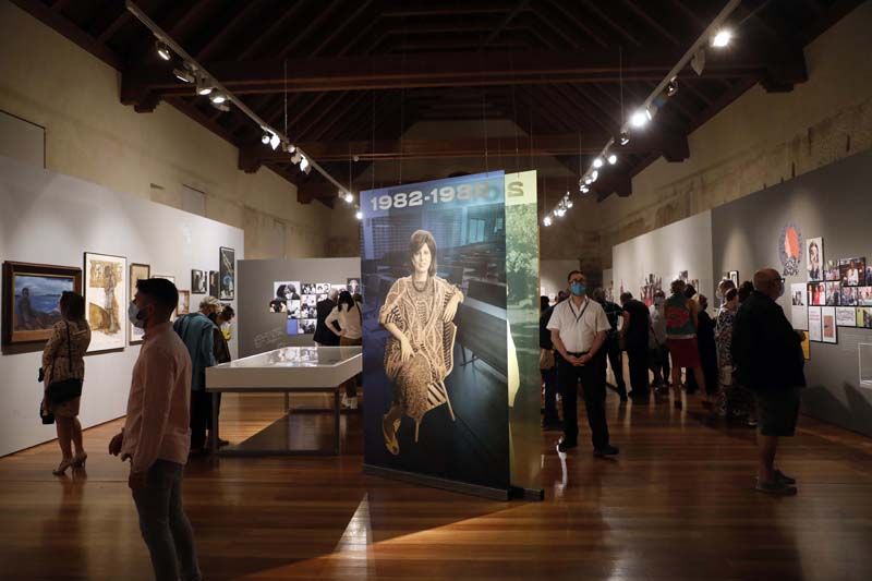 Inauguración de la exposición de Carmen Alborch en València