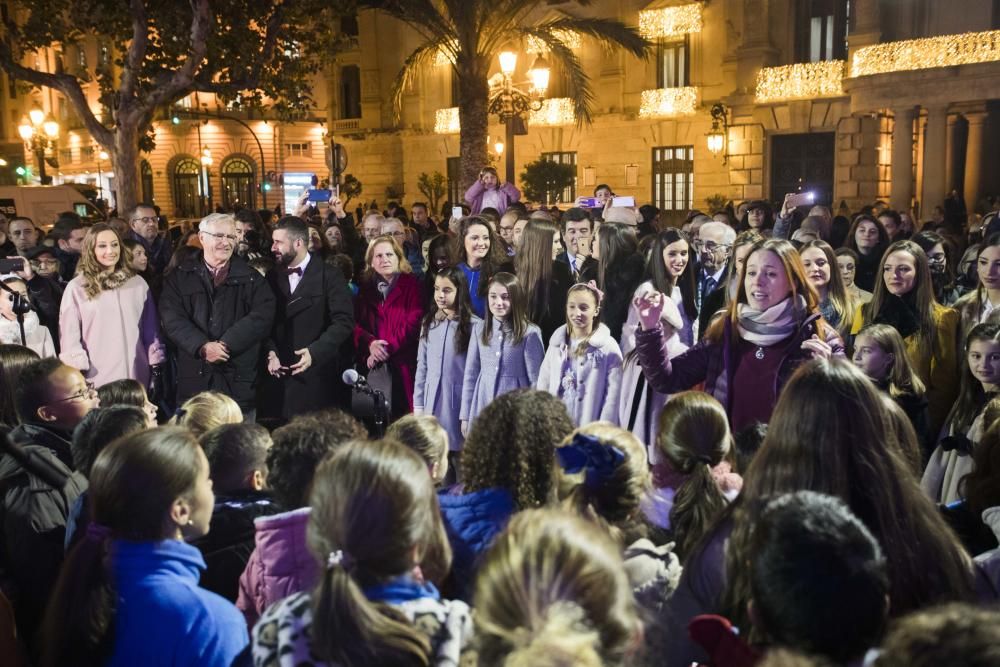 Inauguración de las luces de Navidad