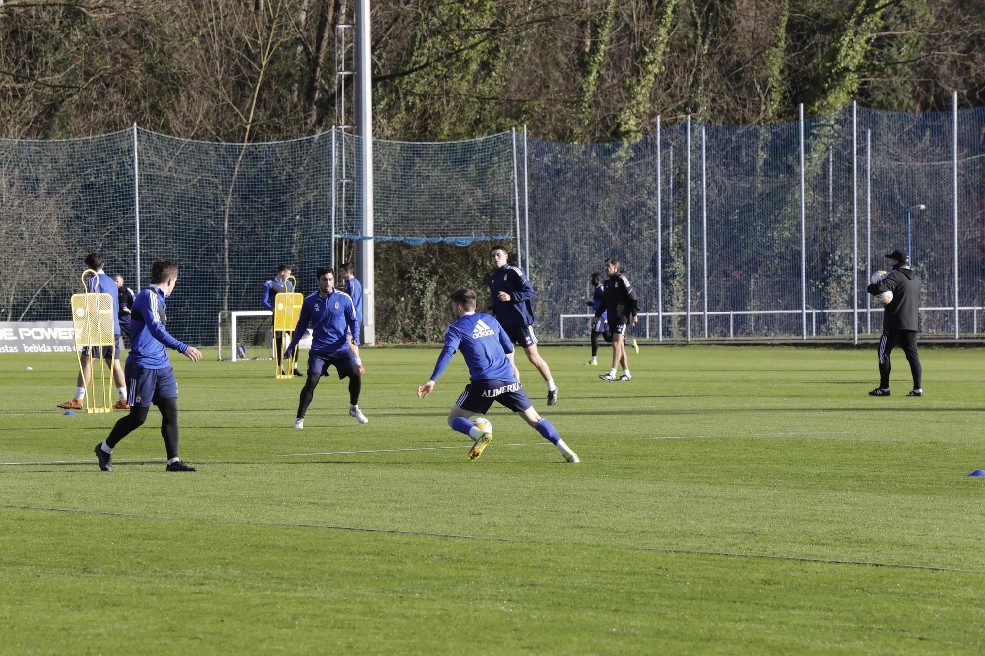 Las imágenes del entrenamiento del Oviedo