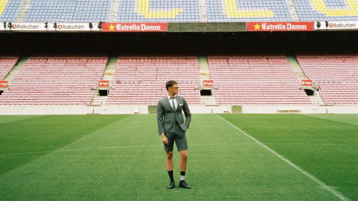 Los jugadores del Barça vestirán los trajes del diseñador Thom Browne