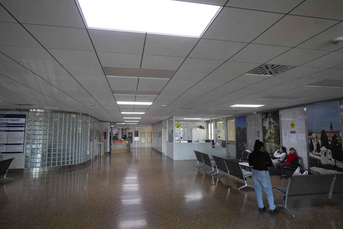 Sala de espera Hospital de Sagunt