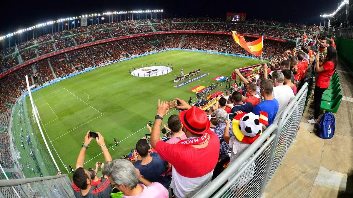 La selección española de fútbol jugará en Elche el próximo 11 de octubre