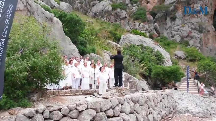 Chorklänge in der Felsenschlucht Torrent de Pareis