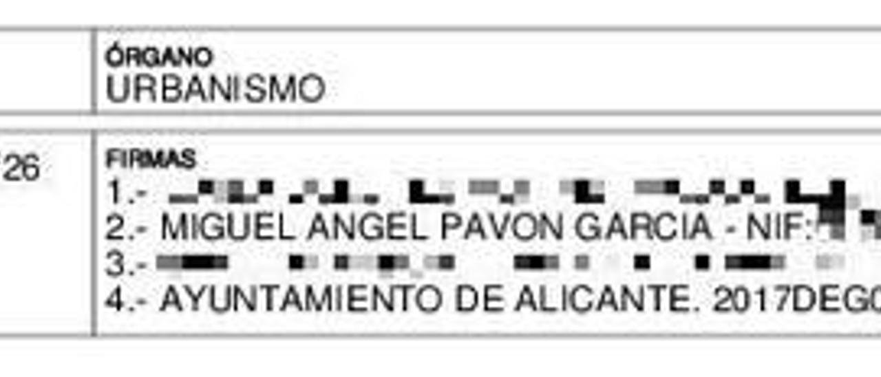 Pavón aprobó una instrucción previa a la autorización del chalet ilegal