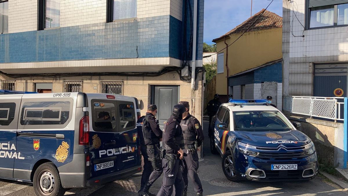 Operación antidroga en Vigo, Pontevedra y Poio