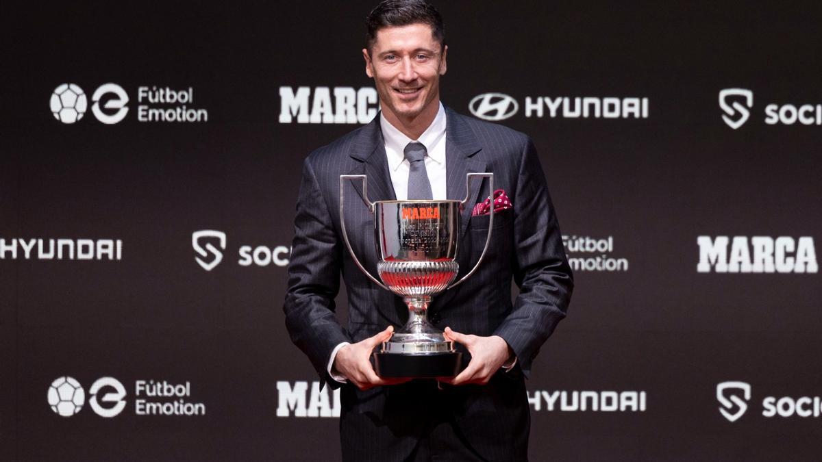 Lewandowski, trofeo 'Pichichi' de la temporada pasada