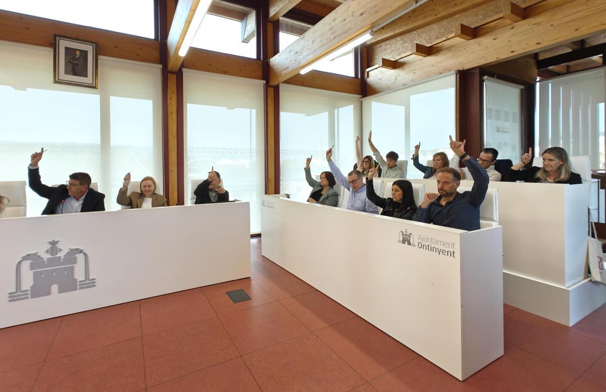 El pleno de Ontinyent, en una imagen de archivo.