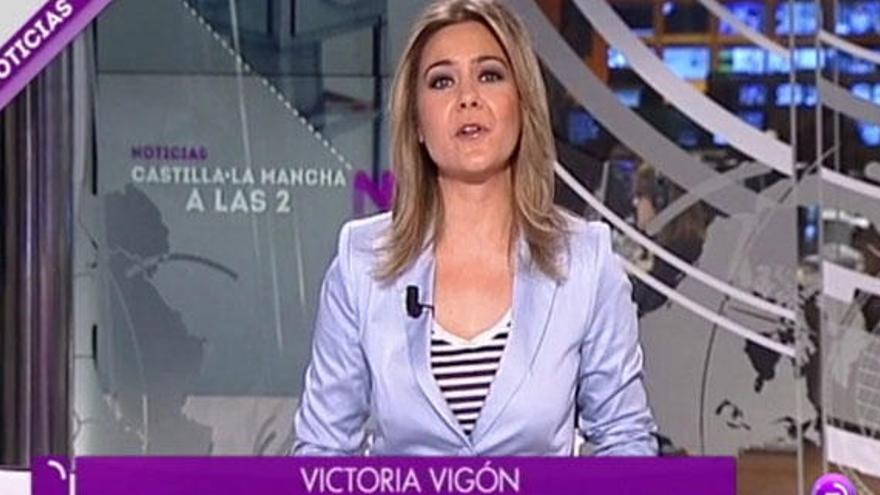 La periodista Victoria Vigón.