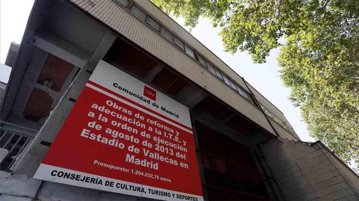 El estadio de Vallecas fue clausurado