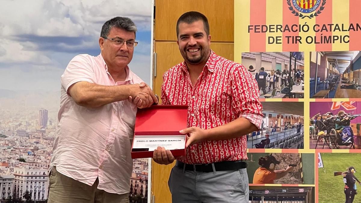Pau Martínez rep el reconeixement