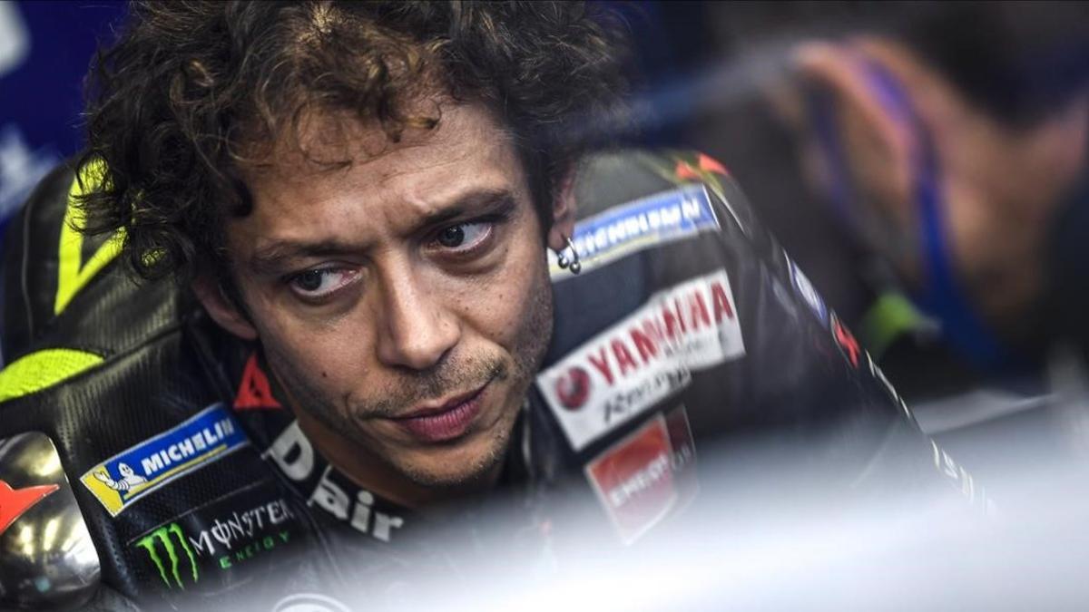 El italiano Valentino Rossi (Yamaha) ha dado positivo en Covid-19 en Aragón.