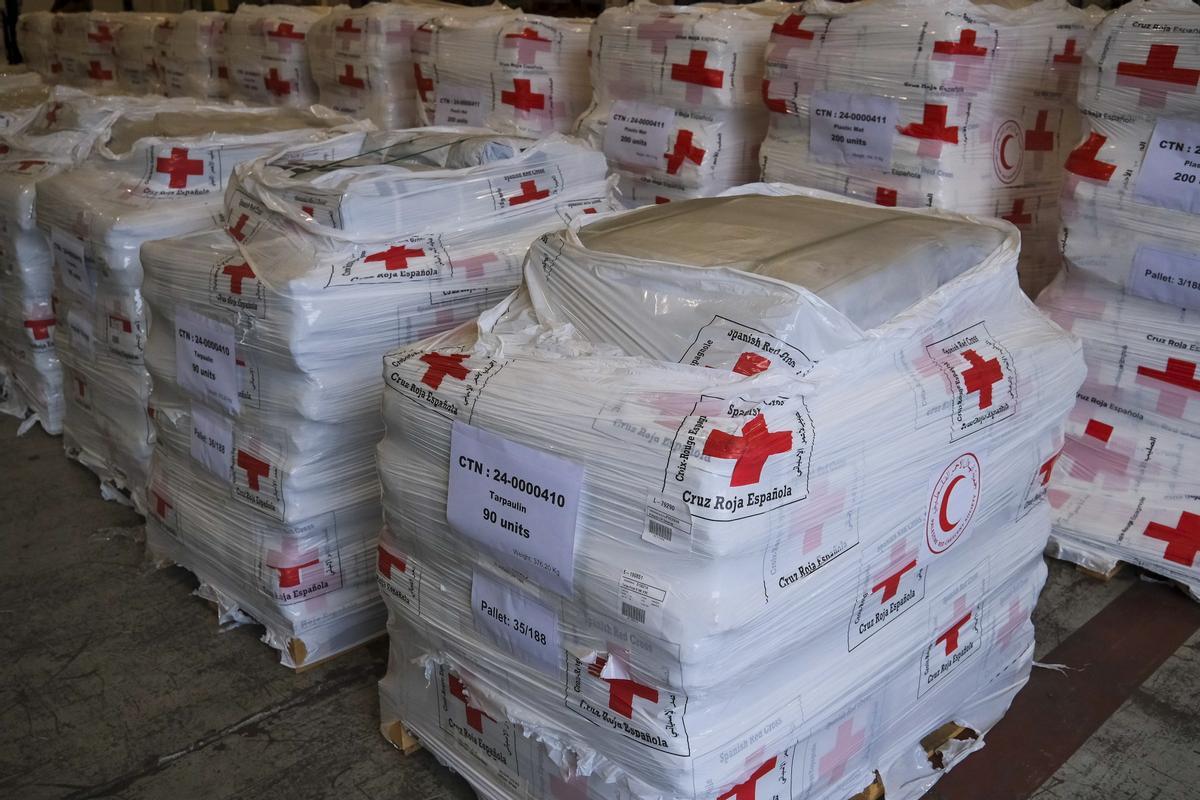 Cruz Roja Española envía a Gaza 13 toneladas de ayuda humanitaria desde Gran Canaria