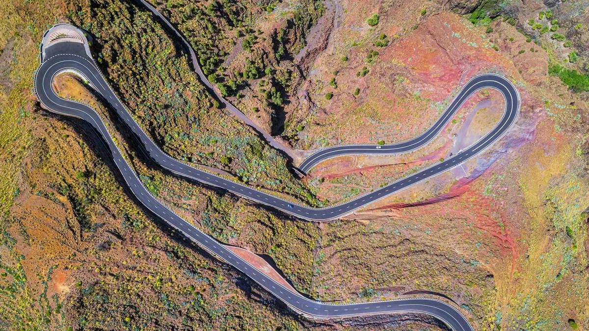 Carretera cerca del Gran Rey, La Gomera