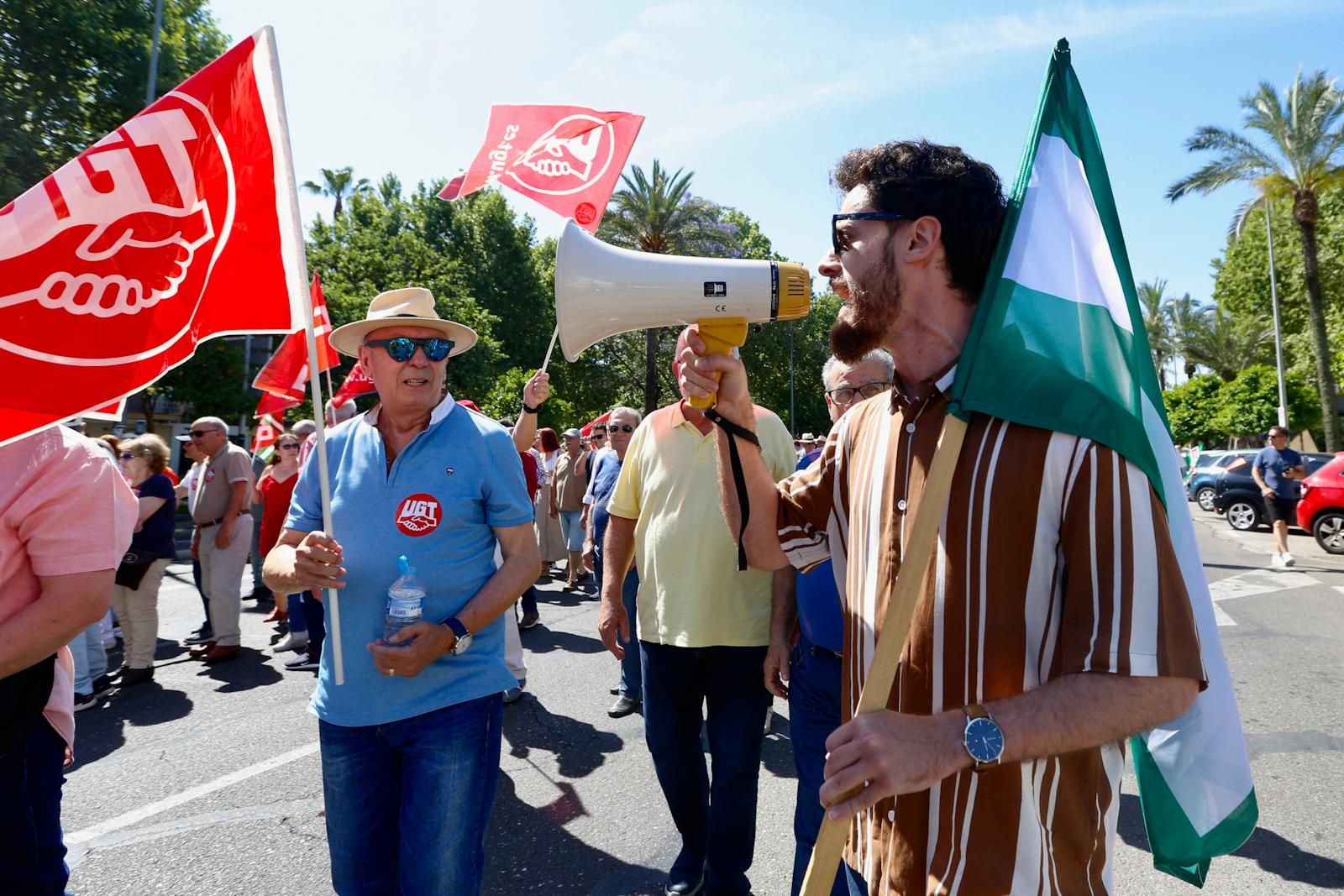 Manifestación por el Primero de Mayo en Córdoba