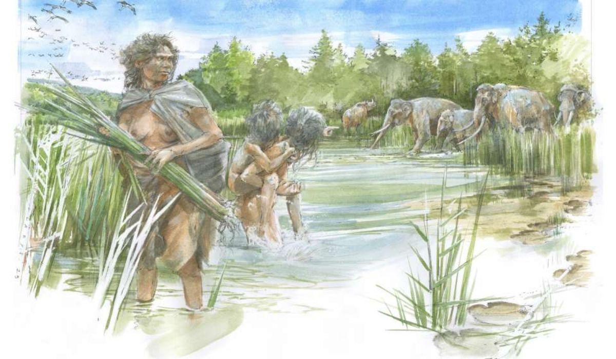 Así es como podría haberse visto Schöningen hace unos 300.000 años.