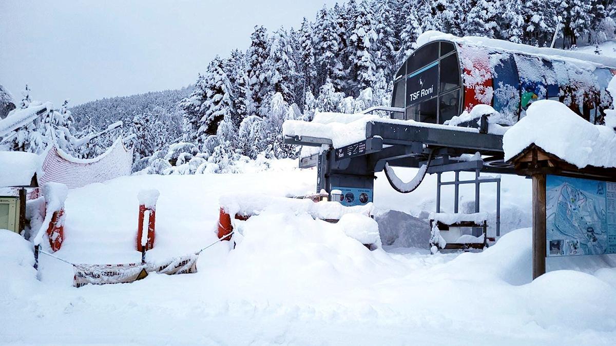 La estación de esquí de Port Ainé