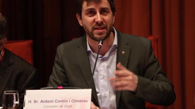 Comparecencia del Conseller de Salut Antoni Comin  en el Parlament