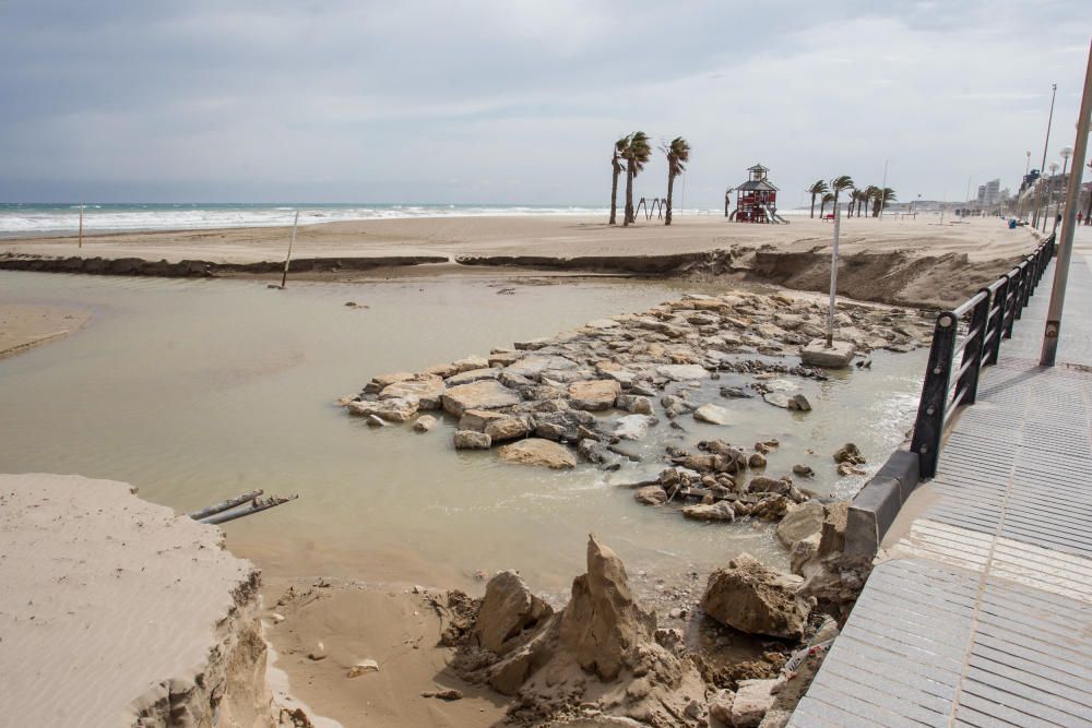 Así están las playas tras la gota fría