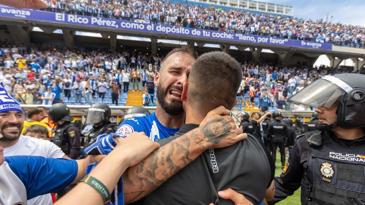 Josema Gómez, el adiós al fútbol del primer martillazo hacia el ascenso del Hércules