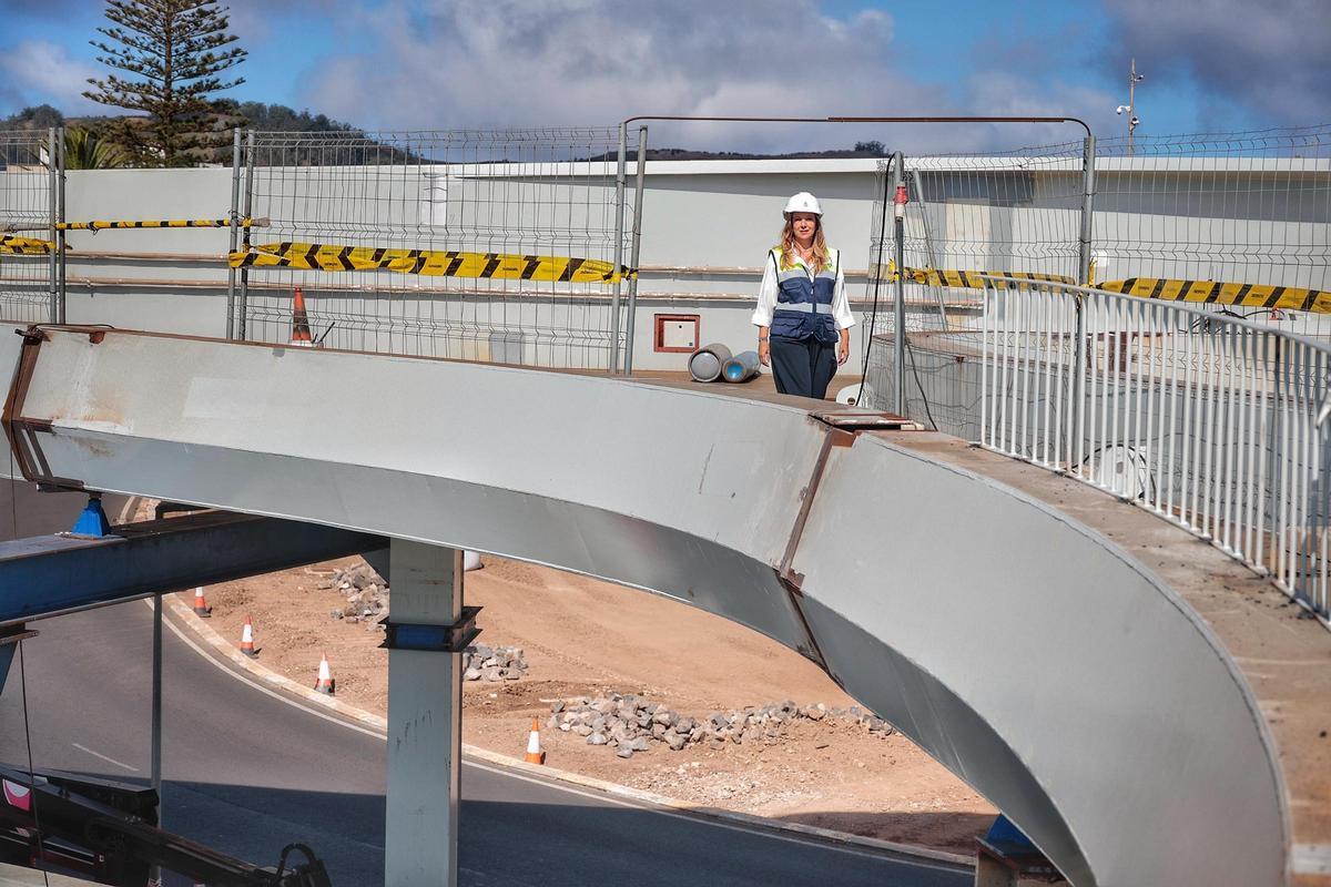 Rosa Dávila, en las obras de Padre Anchieta.