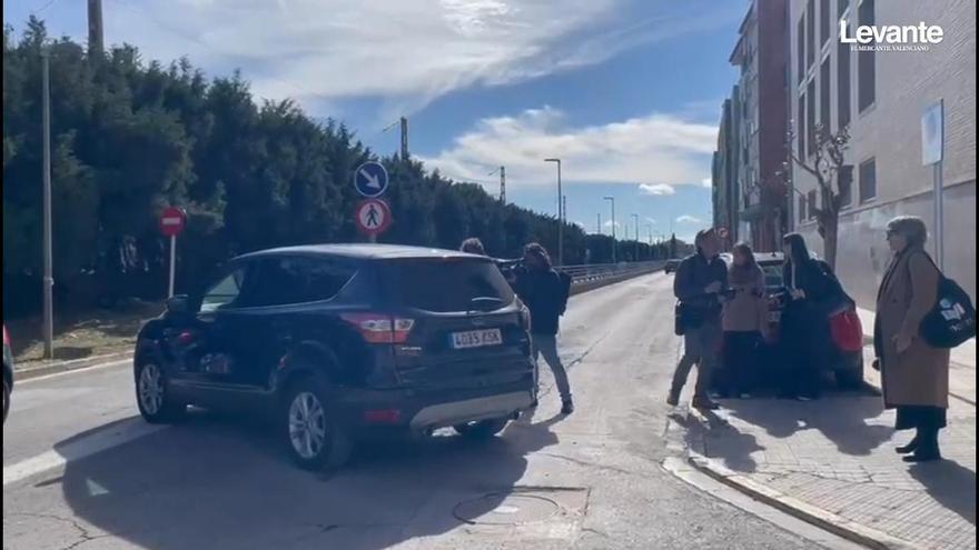 Los escoltas de Mazón abandonan los juzgados de Catarroja tras declarar ante la jueza de la dana