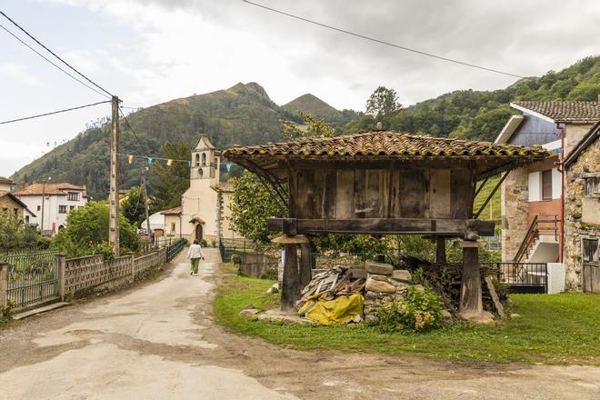 Hórreo en Espinaredo, Asturias.