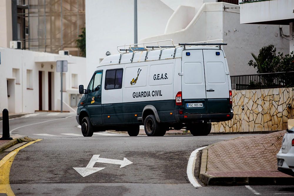 Dispositivo de búsqueda en la Cala Sant Vicent