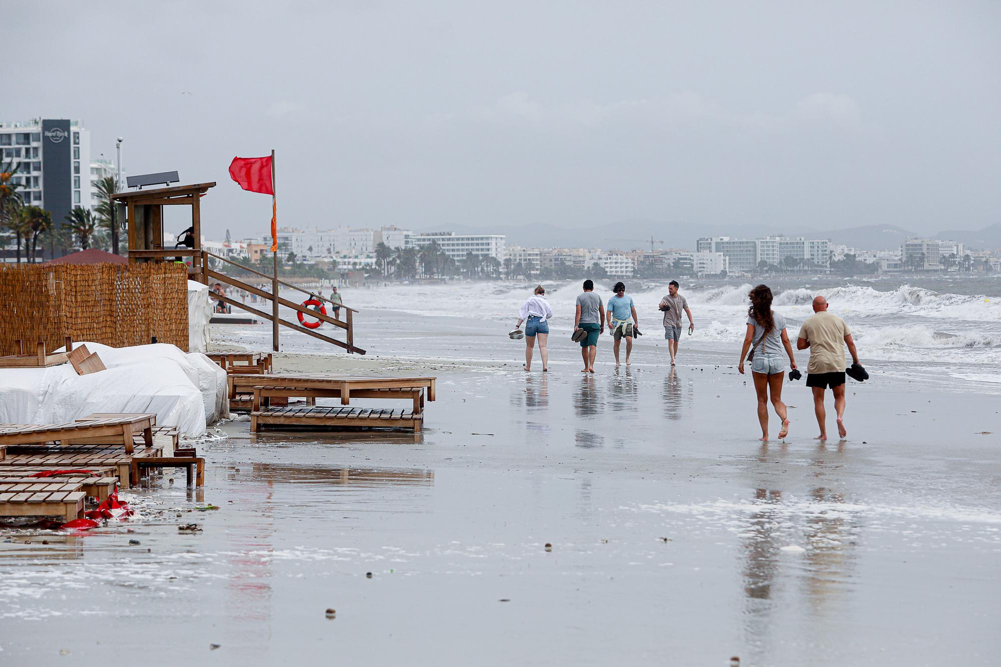 Mira aquí todas las fotos del temporal en Ibiza